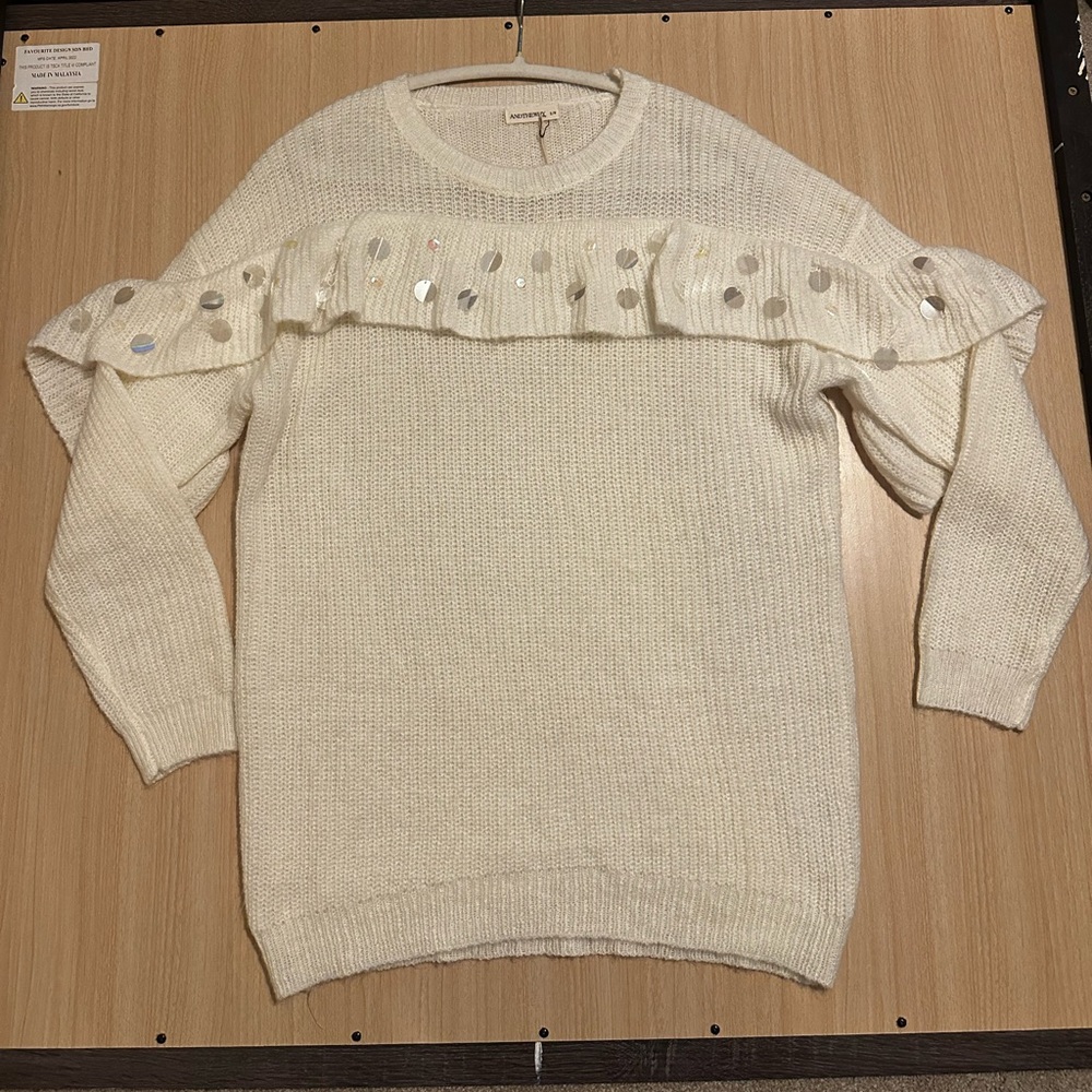 And The Why Womens Pullover Sweater Size Medium